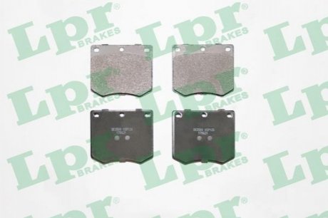 Комплект гальмівних колодок, дискове гальмо LPR 05P126 (фото 1)