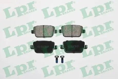Комплект гальмівних колодок, дискове гальмо LPR 05P1272