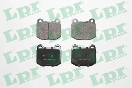 Комплект гальмівних колодок, дискове гальмо LPR 05P137