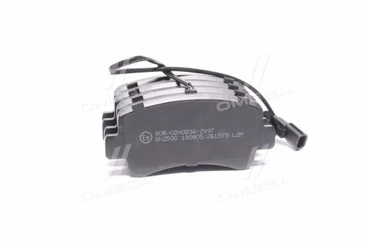 Тормозные колодки дисковые задние RENAULT MASTER III (JV) 11-; OPEL MOVANO B (X62) 10-; NISSAN NV400 (X62, X62B) 11- LPR 05P1578 (фото 1)