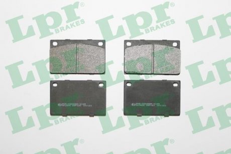 Комплект тормозных колодок из 4 шт. дисков LPR 05P161 (фото 1)