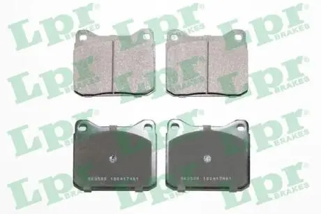 Комплект тормозных колодок, дисковый тормоз LPR 05P401