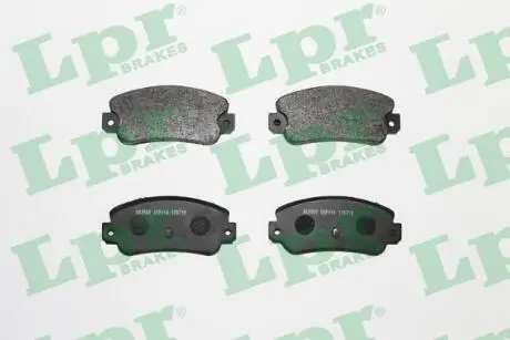 Комплект тормозных колодок, дисковый тормоз LPR 05P410