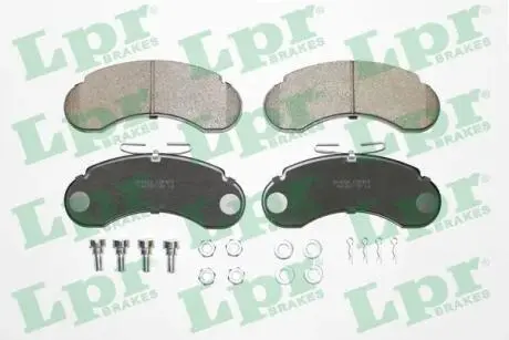 Комплект гальмівних колодок, дискове гальмо LPR 05P415