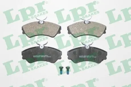 Комплект гальмівних колодок, дискове гальмо LPR 05P439