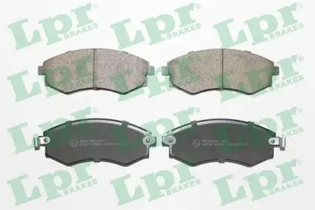 Гальмівні колодки, дискове гальмо (набір) LPR 05P640