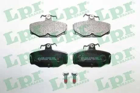 Комплект гальмівних колодок, дискове гальмо LPR 05P677