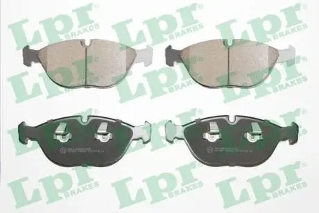 Комплект гальмівних колодок, дискове гальмо LPR 05P881