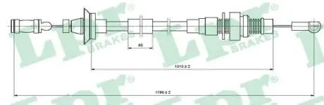 Тросик газа LPR C0005A