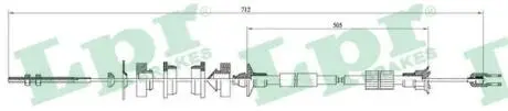 Трос, управление сцеплением LPR C0005C