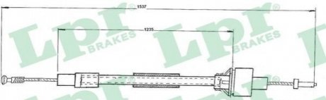 Трос, управління зчепленням LPR C0093C