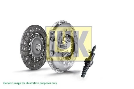 Комплект сцепления Hyundai i30/Kia C'eed/Cerato 1.4/1.6i 04- (d=220mm) (+выжимной) LUK 622 3229 21 (фото 1)