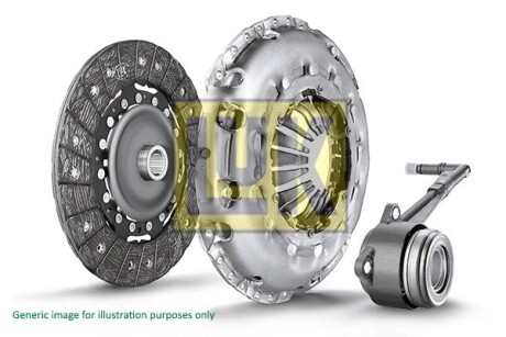 Комплект зчеплення vw crafter 2.0 tdi 16-(d=260mm) (+вижимний) LUK 626 3152 33