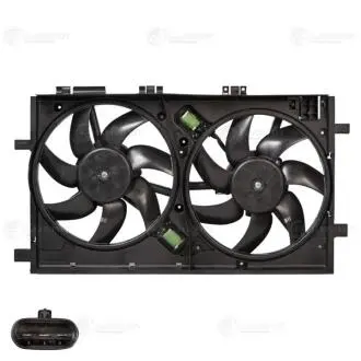 Электровентилятор охлаждения opel insignia (08-) 2.0t/2.0d (2 вент.) (с кожухом) LUZAR LFK2104