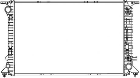 Радіатор охолодження для а/м audi a5 (07-)/q5 (08-)/porshe macan (14-) 2.7d/3.0t/3.2t/3.0t/3.0d LUZAR LRc 18181 (фото 1)