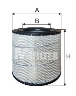 Повітряний фільтр M-FILTER A555 (фото 1)