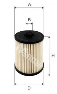 Фильтр топливный volvo s60/s80/xc70/xc90 2.4d -10 M-FILTER DE 3153 (фото 1)