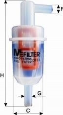 Паливний фільтр M-FILTER DF 11 (фото 1)