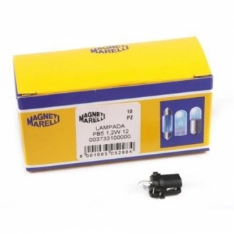 Автолампа magneti marelli b2,4w b8,3d 1,2w прозрачна MAGNETI MARELLI 003733100000