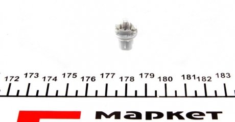 Автолампа magneti marelli b2,4w b8,3d 1,2w прозрачная MAGNETI MARELLI 003734100000 (фото 1)