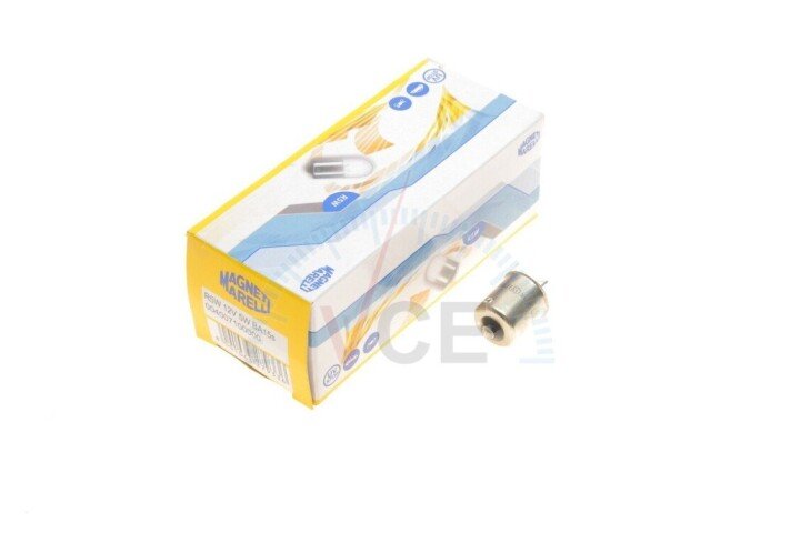 Автолампа magneti marelli r5w ba15s 5 w прозрачна MAGNETI MARELLI 004007100000 (фото 1)