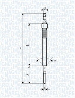 Vw свеча накал 4.4v 2,0tdi: audi a3golf v,touranskodaseat MAGNETI MARELLI 062900051304