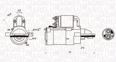 Стартер MAGNETI MARELLI 063721246010