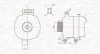 Генератор (12В, 90А) ACURA RSX, HONDA CR-V II, FR-V, INTEGRA, STREAM 2.0-2.4 05.01- MAGNETI MARELLI 063731728010 (фото 1)