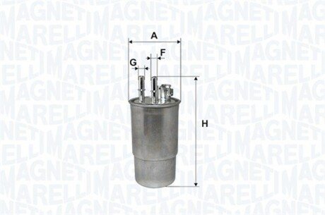 Паливний фільтр MAGNETI MARELLI 153071760220