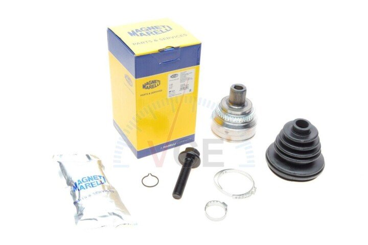 ШРУС (наружный) audi a6/80/100/200 -97 (38/25z) (+45 abs) MAGNETI MARELLI 302015100022 (фото 1)