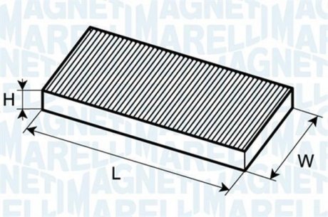 Фільтр повітря салону MAGNETI MARELLI 350203061410 (фото 1)