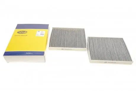 Фильтр салона bmw 5 (f10)/7 (f01) 2.0-6.0 08-(угольный) (к-кт 2 шт.) MAGNETI MARELLI 350203064720