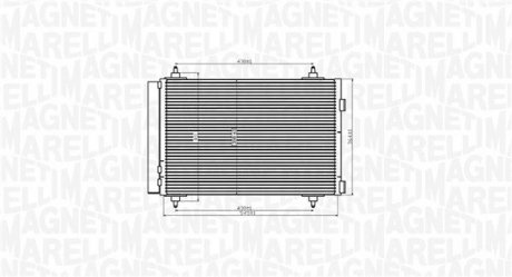 Радиатор кондиционера MAGNETI MARELLI 350203916000 (фото 1)