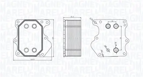 Масляный радиатор MAGNETI MARELLI 350300000500