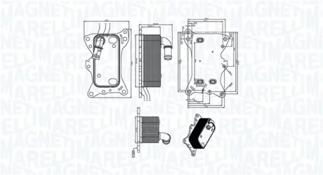 Масляный радиатор MAGNETI MARELLI 350300006300