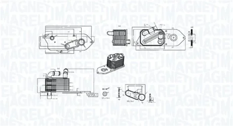 Масляний радіатор MAGNETI MARELLI 350300006800