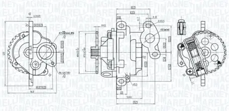 Масляный насос MAGNETI MARELLI 351516000011