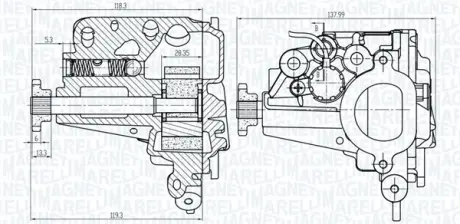 Масляный насос mercedes a, a, b sports tourer, citan, citan/minivan, cla, cla shooting brake, gla, gl 0.9-1.4h 03.12- MAGNETI MARELLI 351516000072