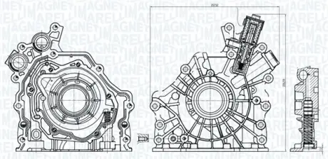 Масляный насос ds ds 3, ds 4, ds 5, citroen berlingo, berlingo multispace, berlingo/minivan, c3/c3 origin iii, c3 aircross ii, c3 ii, c3 picasso, c4 cactus 1.5d/1. MAGNETI MARELLI 351516000084