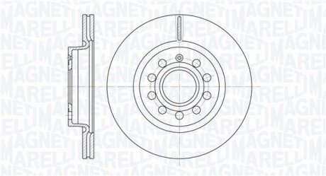 Гальмівний диск MAGNETI MARELLI 361302040152