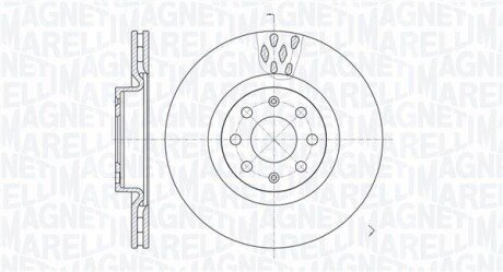 Гальмівний диск MAGNETI MARELLI 361302040256