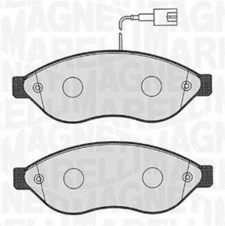 Комплект гальмівних колодок, дискове гальмо MAGNETI MARELLI 363916060642