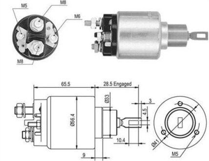 Реле, що втягує, bmw e34 [] MAGNETI MARELLI 940113050048 (фото 1)