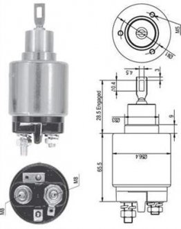 Реле, що втягує fiat, alfa romeo, volvo [] MAGNETI MARELLI 940113050127