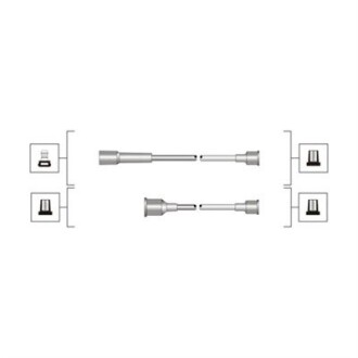 Кабели зажигания O(A) 1.8,2.0 (со штырьком) MAGNETI MARELLI 941319170113