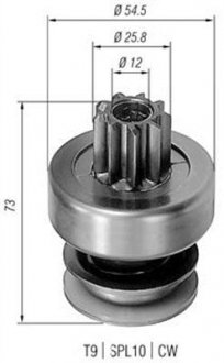 Бендікс (z=9) db om615 75-80 MAGNETI MARELLI AMB0085 (фото 1)