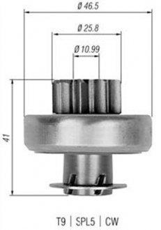 Бендикс ford peugeot renault [940113020324] MAGNETI MARELLI AMB0324