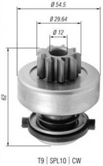 Бендикс (z=9) peugeot boxer 2,5d/td citroen jumper 2,5d/td [940113020377] MAGNETI MARELLI AMB0377