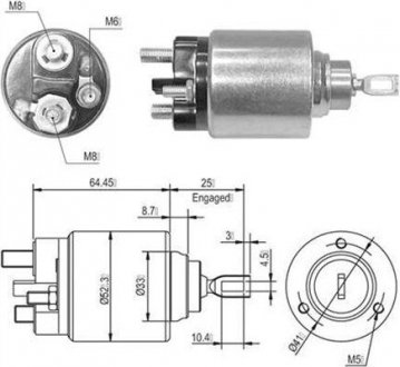 Втягуюче реле ford mondeo –00, scorpio –98. [940113050010] MAGNETI MARELLI AME0010