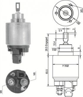 Втягивающее реле стартера audi vw seat skoda ford [940113050343] MAGNETI MARELLI AME0343